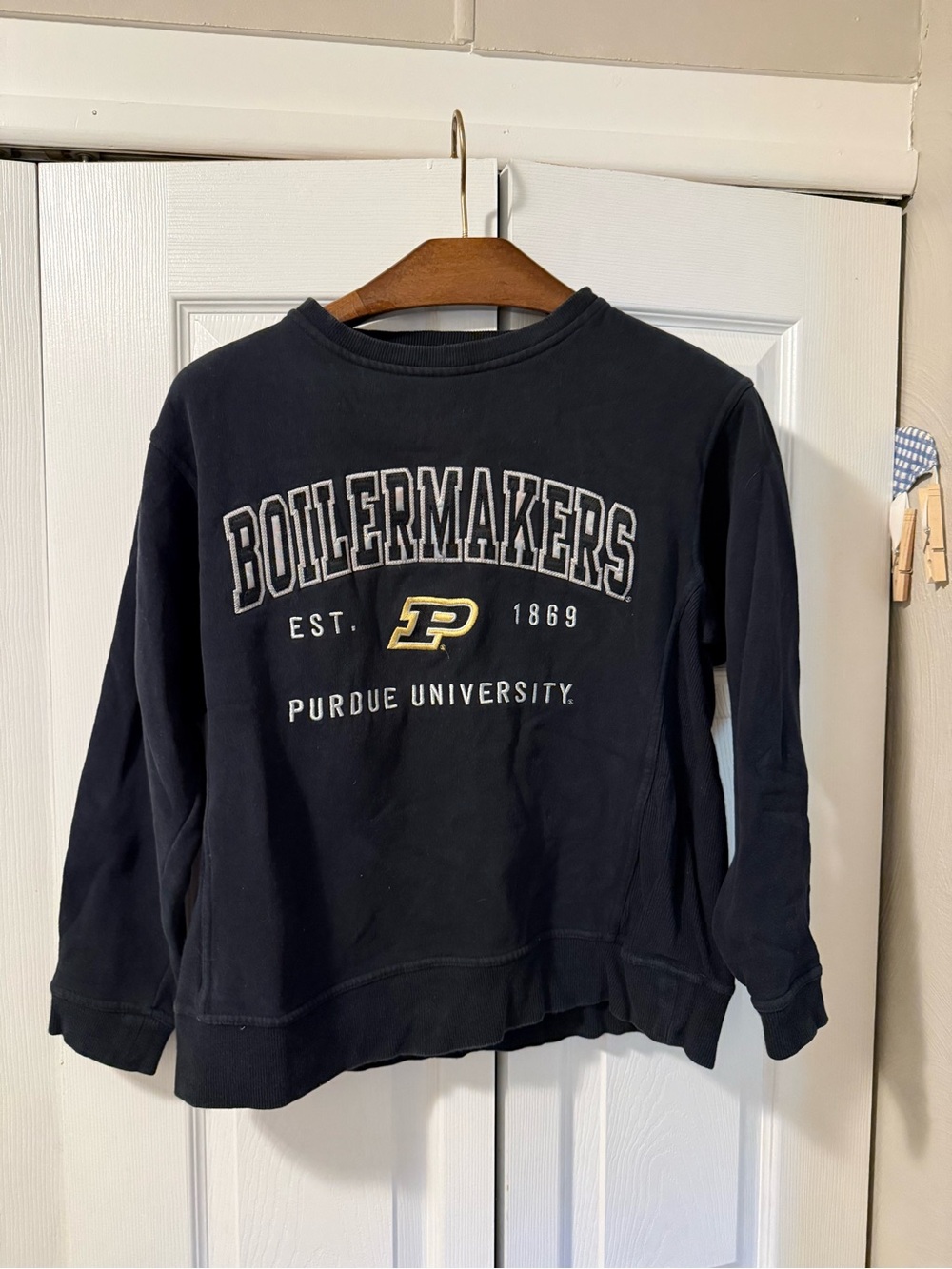 Purdue University Boilermakers Navy Crewneck Sweatshirt